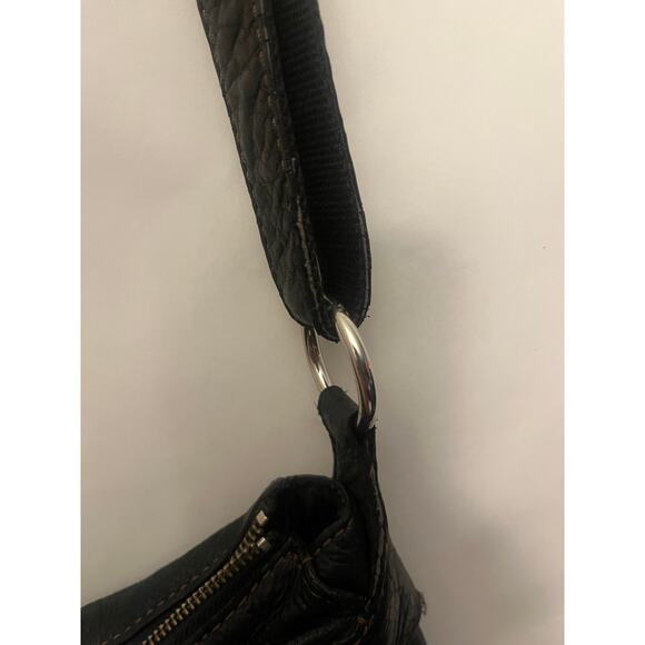 Fossil black leather crossbody bag - Picture 8 of 10